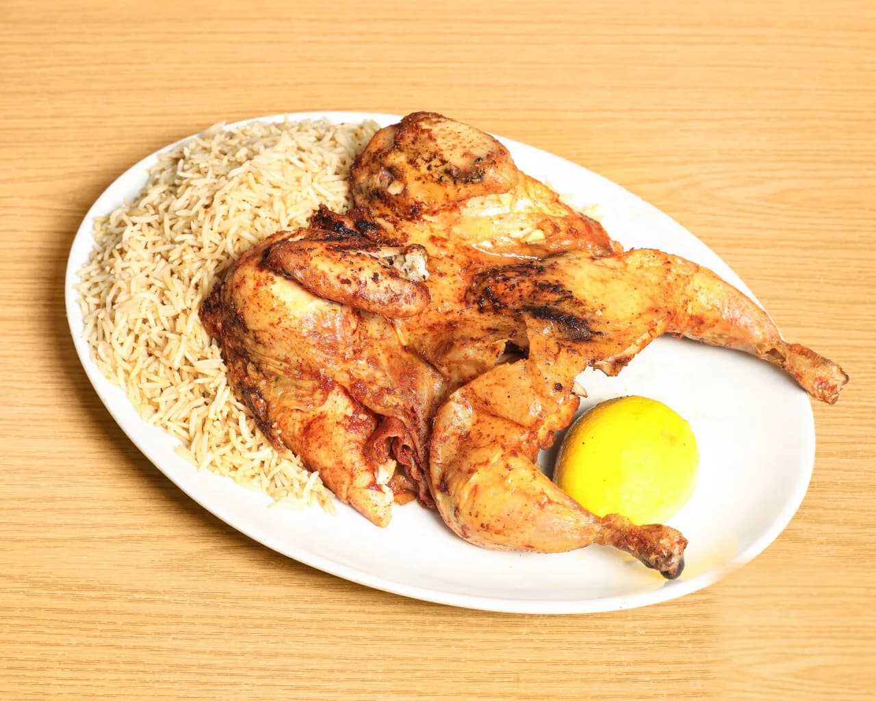 Chicken Sajji with Rice